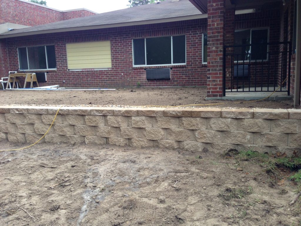 walls and retaining wall 13