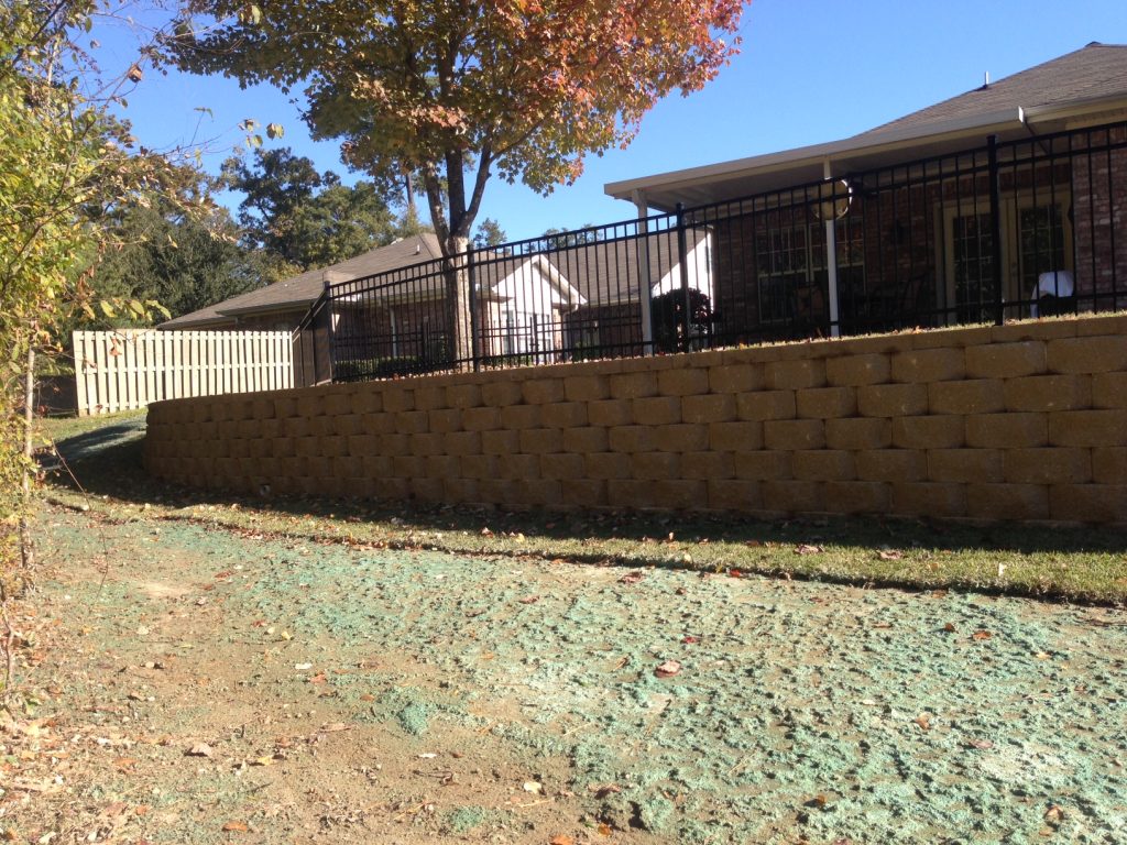 walls and retaining wall 15